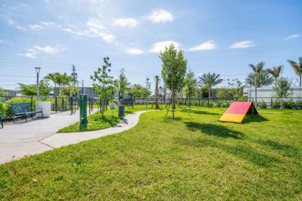 The District Flats offers a Dog Park in West Palm Beach, Florida