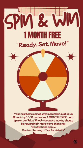 Spin and win at Gallatin Commons in Gallatin, Tennessee