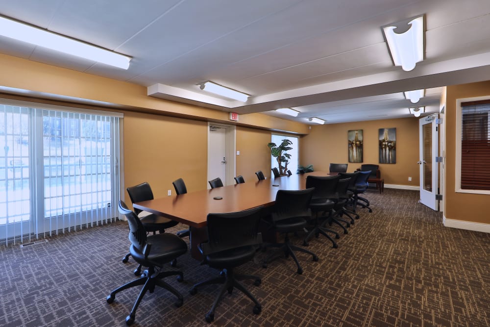Conference Room at Charleston Place Apartment Homes in Ellicott City, Maryland