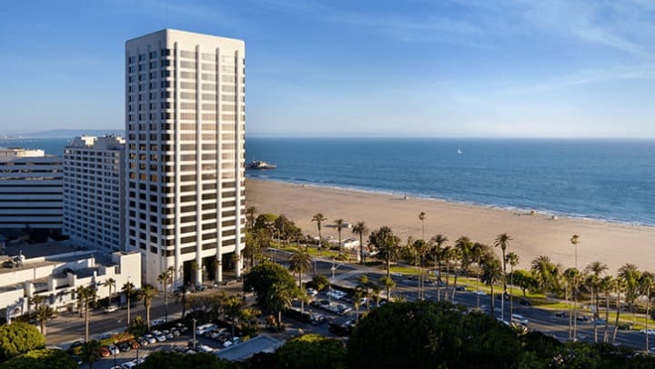 A tall building on the Beach