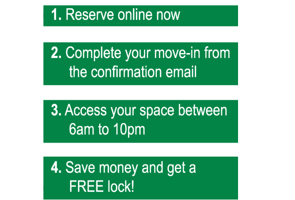 4 steps for contactless move in at Lockaway Storage in San Antonio, Texas