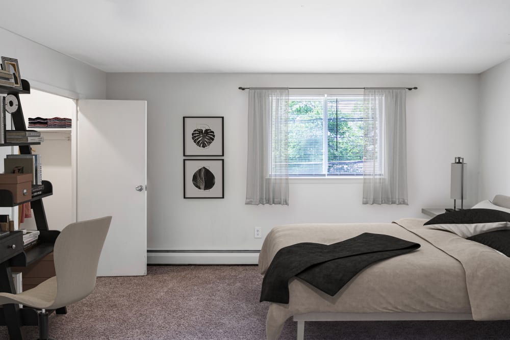 Beautiful Bedroom at Warwick Terrace Apartment Homes in Somerdale, New Jersey