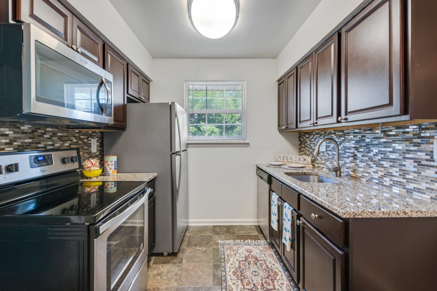 Update modern kitchen at Roberts Mill Apartments & Townhomes in Maple Shade, New Jersey