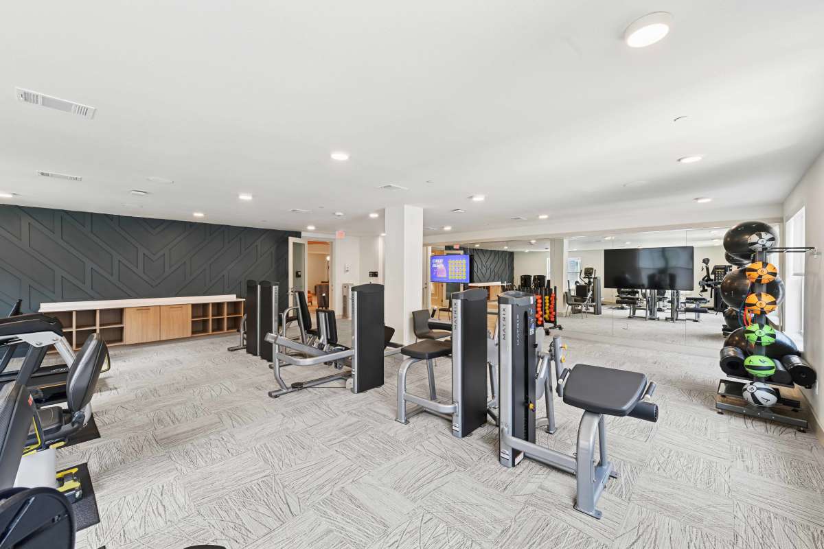 Gym at Watermere McKinney in Mckinney, Texas