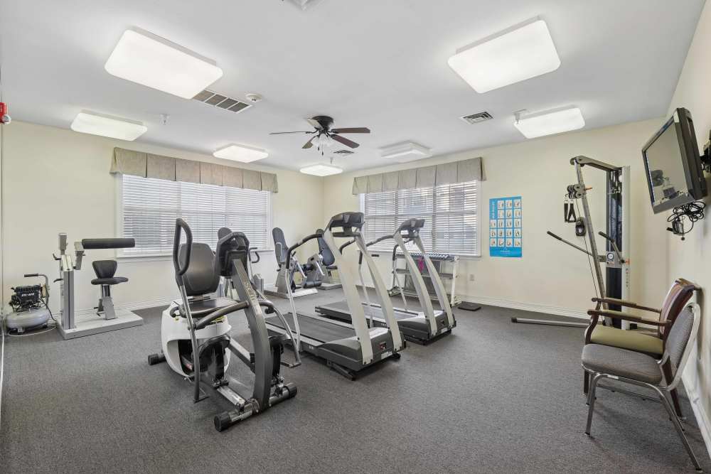 Fitness Room with Treadmills at Town Village