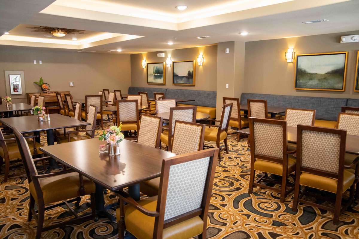 Dining Area at Watercrest at Shadow Creek Ranch in Pearland, Texas
