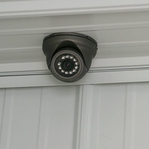 Indoor security camera at Red Dot Storage in Livingston, Louisiana