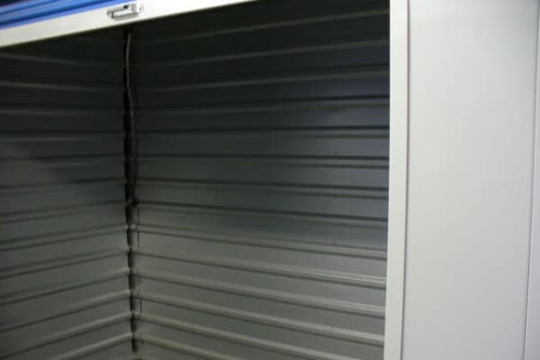 A climate-controlled storage unit at One Stop Storage