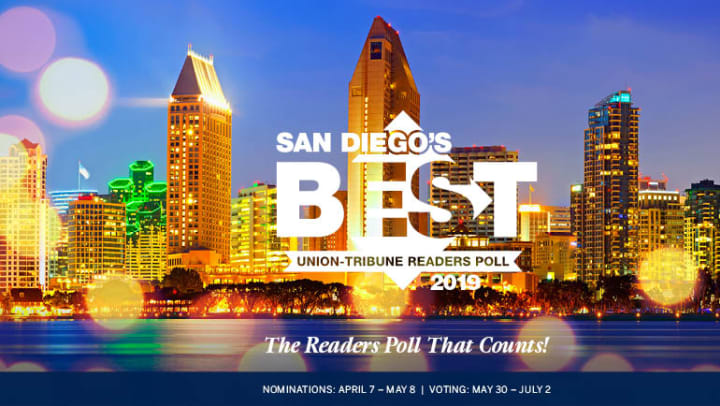 Union Tribune - Best Of 2019 Voting Phase