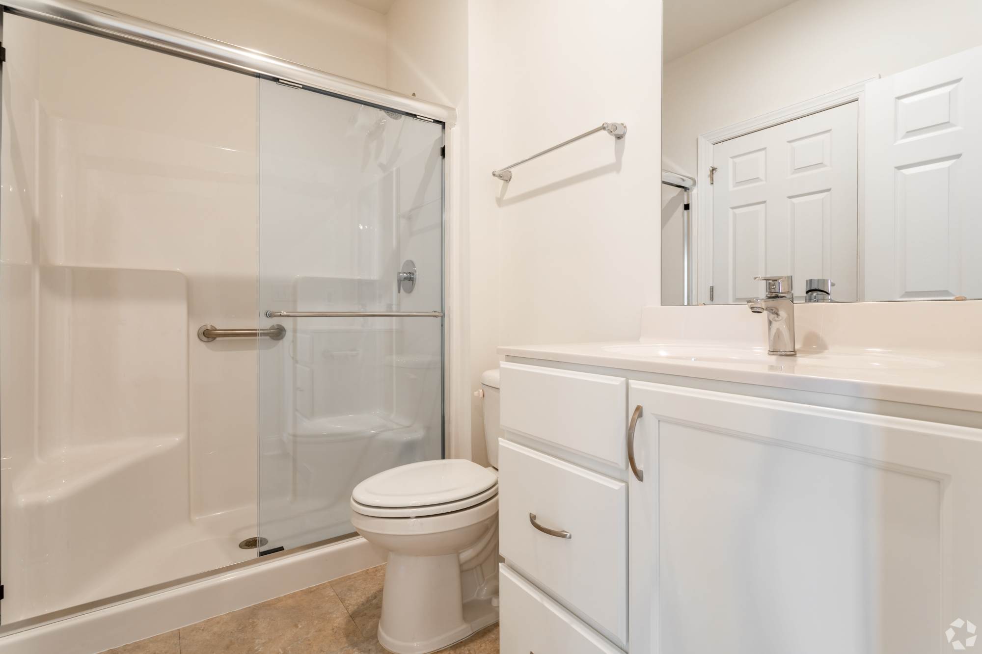 Clean and Comfy Bathroom at The Residences at St. Joseph Court in Levittown, Pennsylvania