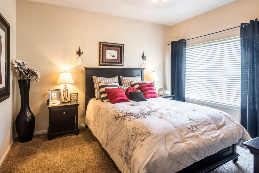 Bedroom at Salado Springs Apartments in San Antonio, Texas
