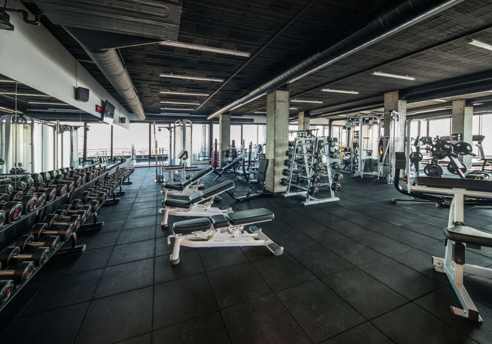 State-of-the-art fitness center at Parkwyn Townhomes in North Richland Hills,Texas