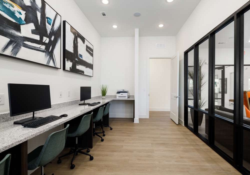 Work center at Preserve at Gresham Lake in Raleigh,North Carolina