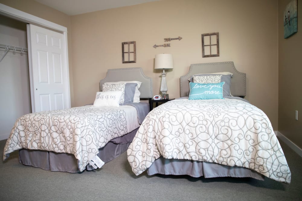 Bedroom at Landings of Huber Heights in Huber Heights, Ohio