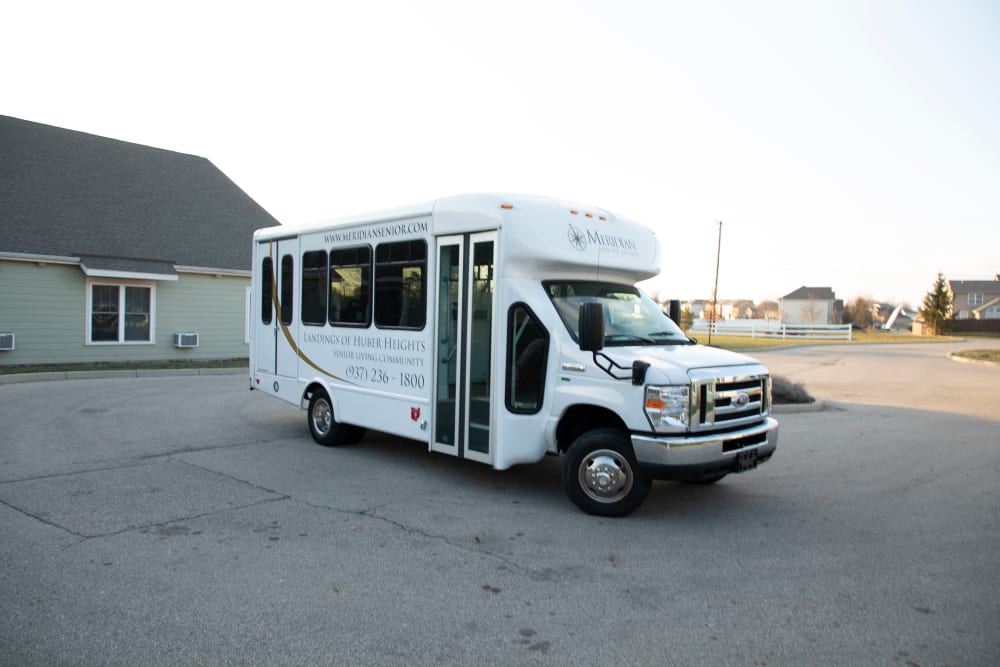 Bus at Landings of Huber Heights in Huber Heights, Ohio