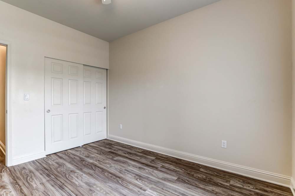 bedroom at South Mesa I in Oceanside, California