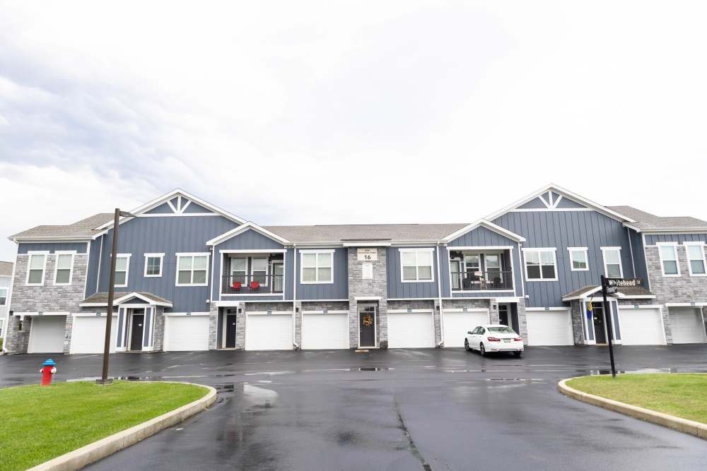 Exterior view of villa atVillas On Fir in Granger, Indiana