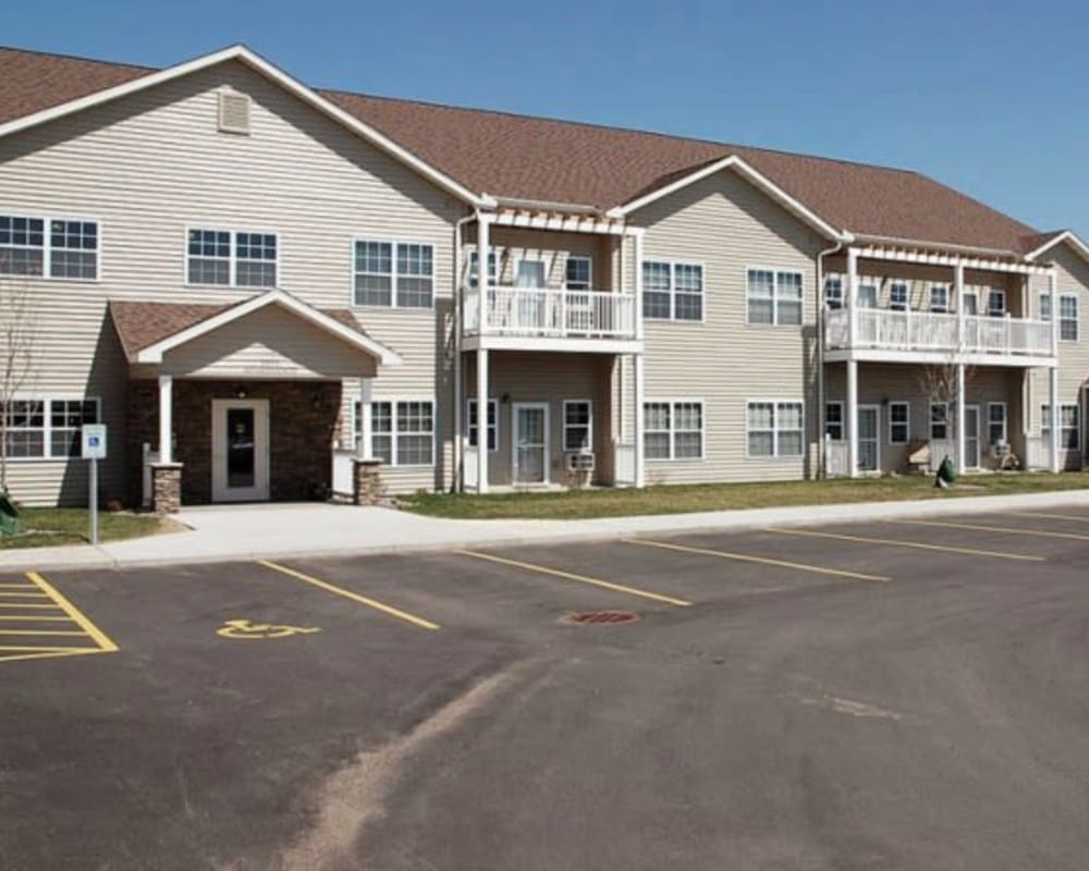 Assisted Living apartments at Milestone Senior Living Eau Claire in Eau Claire, Wisconsin. 