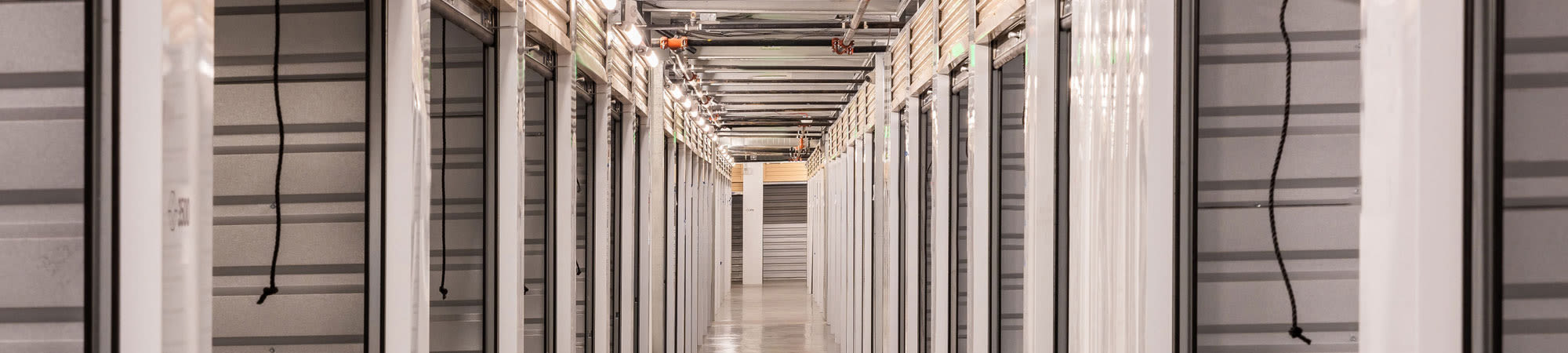 Climate-controlled storage at Cubes Self Storage in Cottonwood Heights, Utah