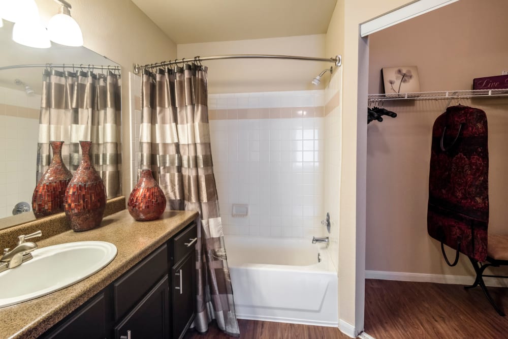 Bathroom at Salado Springs Apartments in San Antonio, Texas