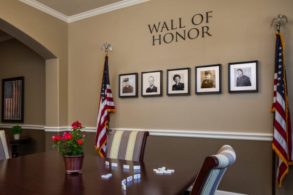 Wall of Honor at The Lodge in Sisters in Sisters, Oregon