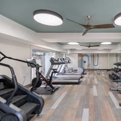 Onsite fitness center at Sofi Fremont in Fremont, California