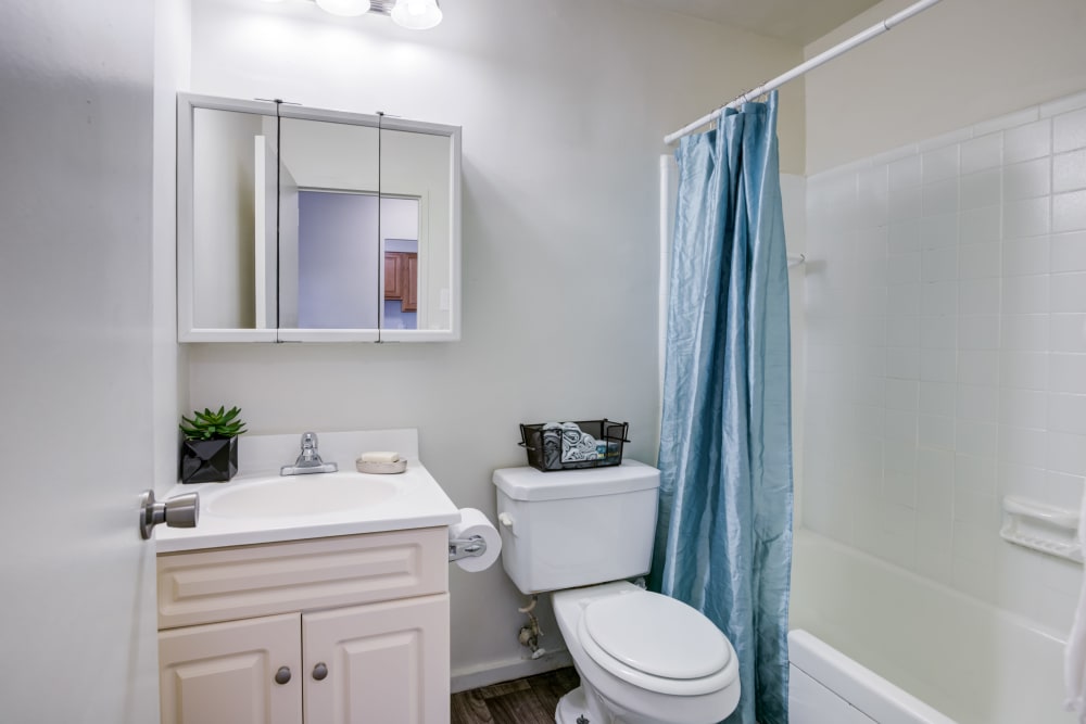 Bathroom at Lexington House Apartment Homes in Cherry Hill, New Jersey