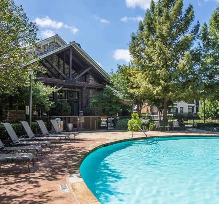 Swimming pool with a sundeck at Ranch ThreeOFive in Arlington, Texas