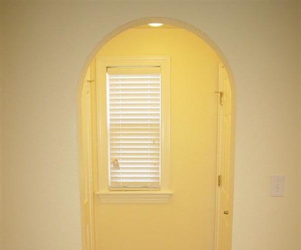 An arched entryway in a home at SP Enlist in Norfolk, Virginia