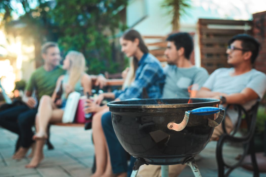 Barbecue at Foxridge Townhomes in Essex, Maryland