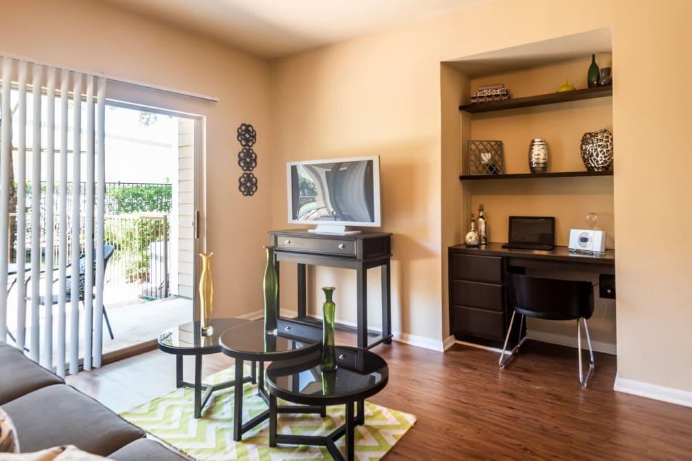 Living Room at Salado Springs Apartments in San Antonio, Texas
