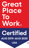 Elegance at Novato in Novato, California is certified a great place to work logo