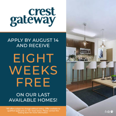 Crest Gateway Concession - 8 Weeks Free