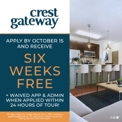Crest Gateway - 6 Weeks Free Special