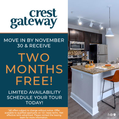 Crest Gateway - Two Months Free Offer