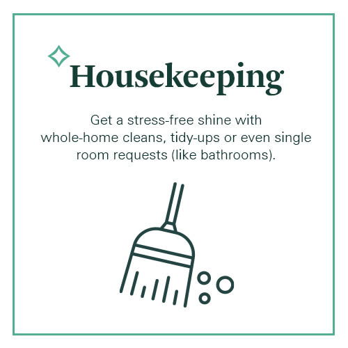Spruce provides housekeeping and chore services