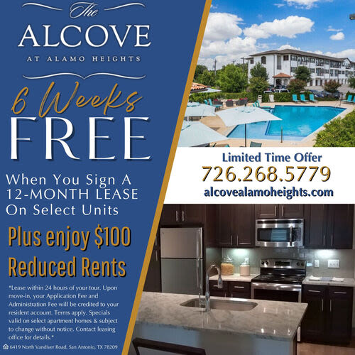 Alcove at Alamo Heights I Specials 