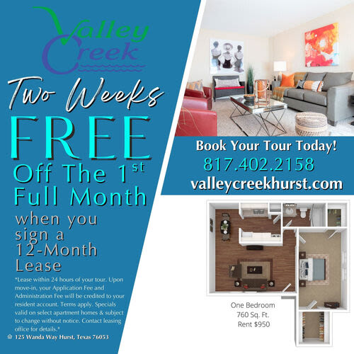Valley Creek Apartments I Specials