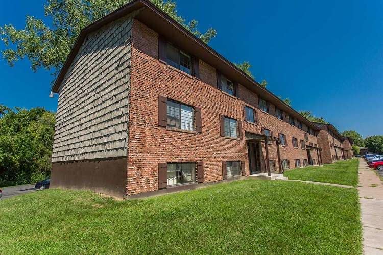 Apartment building at The Residences at Covered Bridge in Liverpool, New York