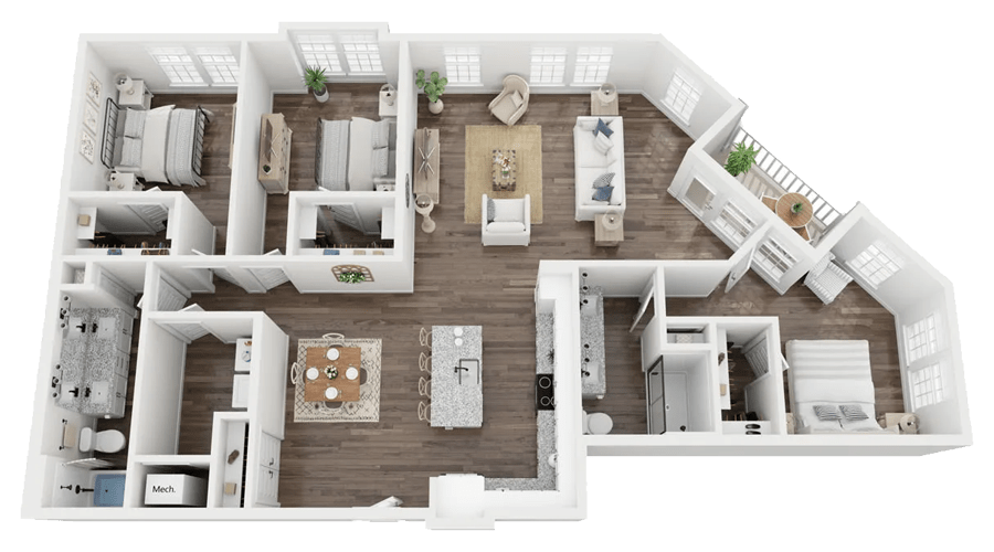 3 bedroom apartment at The Atwater at Nocatee in Ponte Vedra, Florida