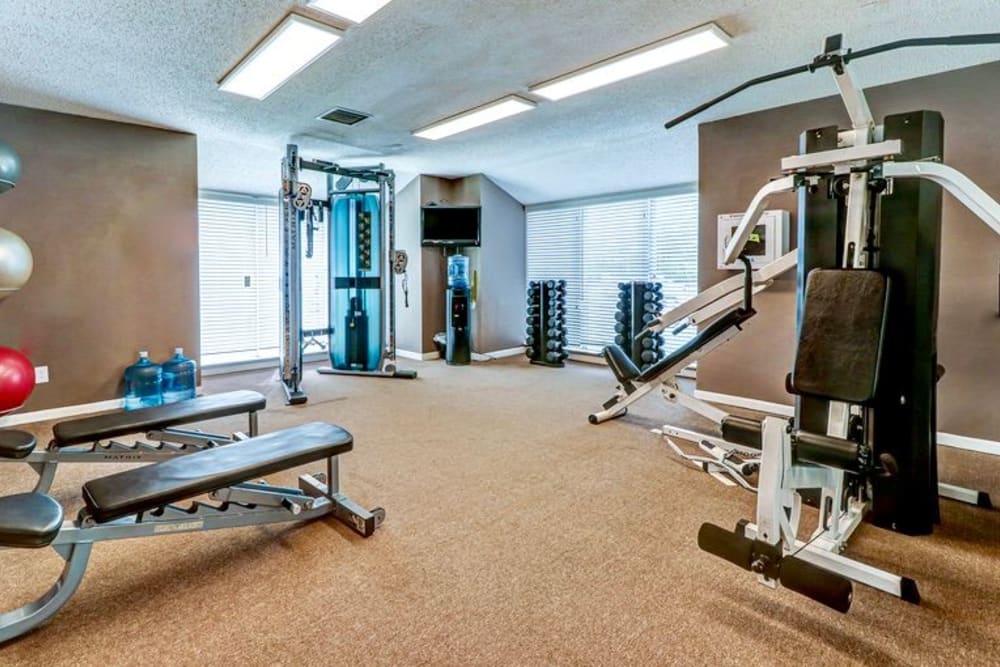 Weight room in fitness center in Virginia Beach virginia