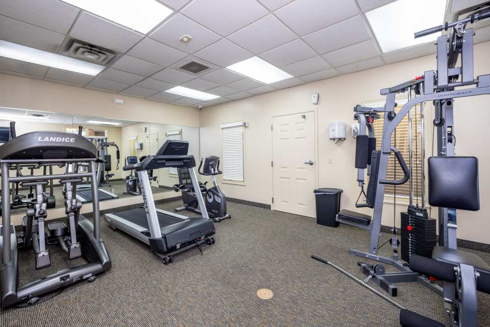 Gym at Greece Commons Apartments in Rochester, New York
