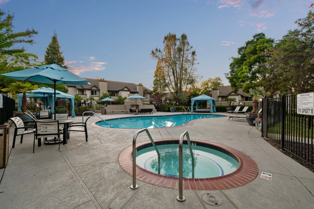 Swimming pool at Shaliko in Rocklin, California