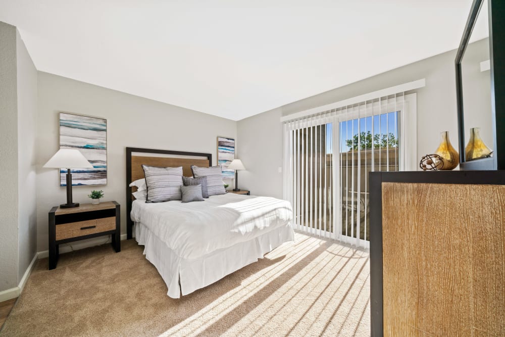 Our apartments in Rocklin, California offer a spacious bedroom 