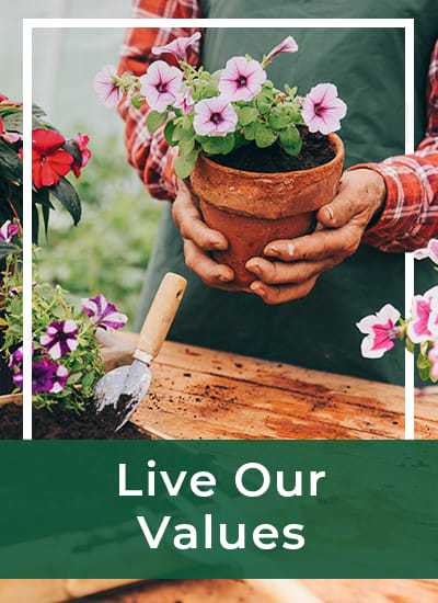 Live our values at Touchmark Central Office in Beaverton, Oregon