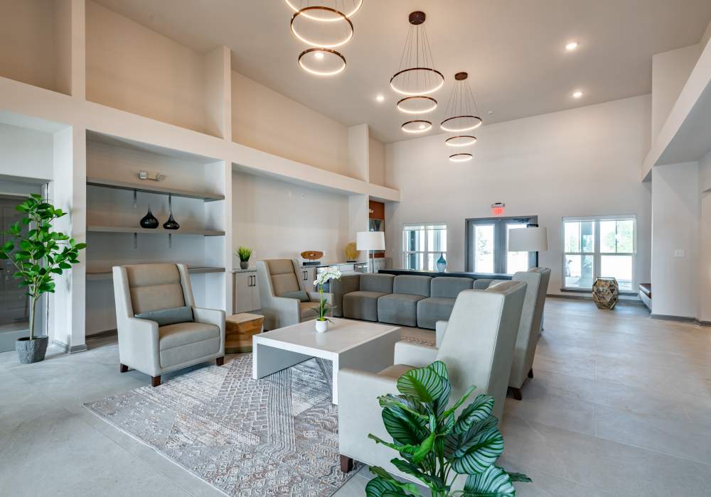 Large clubhouse with premium interiors at North Bay Landing in Panama City,Florida