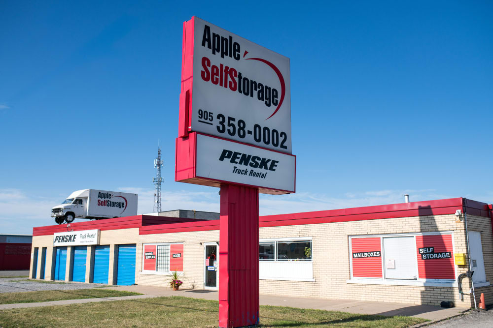 Truck rentals at Apple Self Storage - Niagara Falls - Kent in Niagara Falls, Ontario