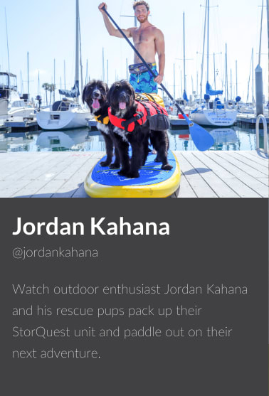 Jordan Kahana, ambassador for StorQuest Self Storage in Santa Monica, California