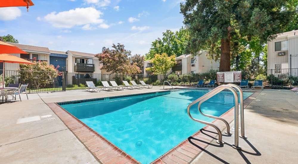 Outdoor pool at Vista in San Jose, California