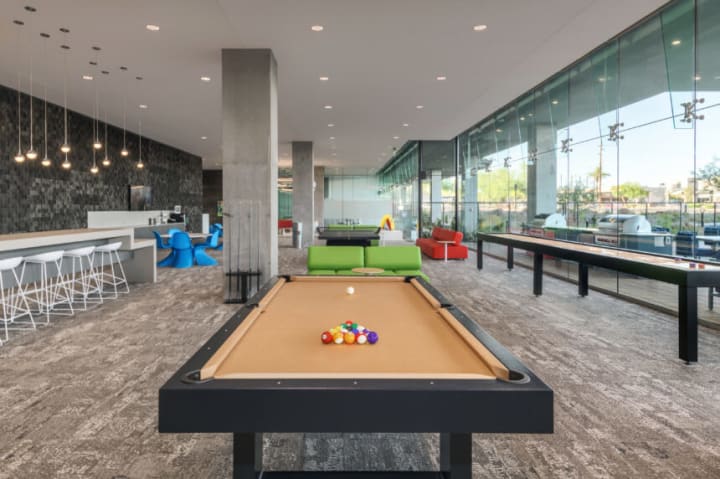 7190 Optima Kierland® billiard table and Party Room